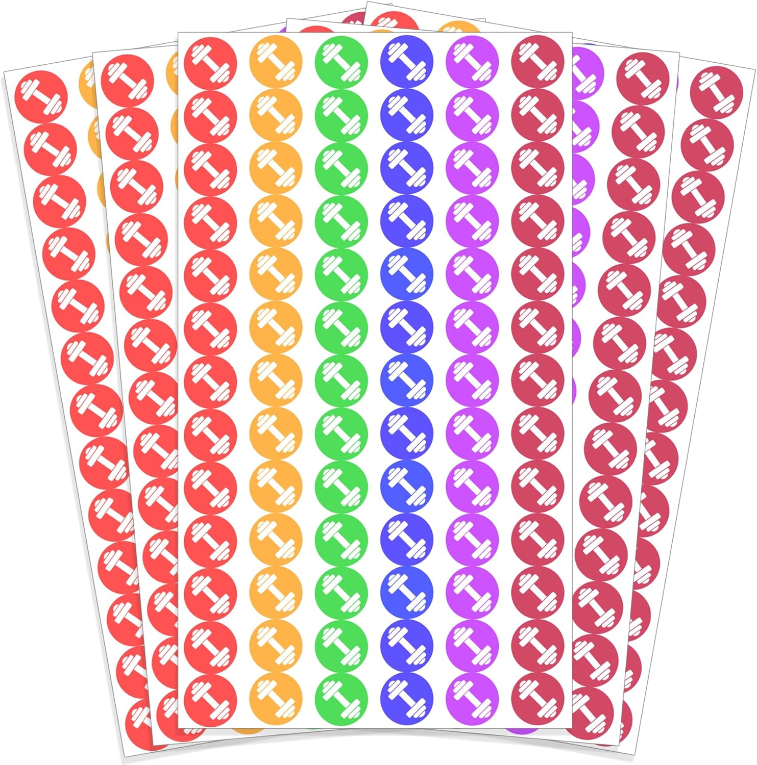 Weight Lifting Planning Stickers Colorful Dumbbell Exercise Planner Stickers Fitness Health Reminder Sticker for Women Men Health & Wellness Scrapbooking Journal Calendar Planner Supplies 500pcs Weight Lifting Planning Stickers Colorful Dumbbell Exercise Planner Stickers Fitness Health Reminder Sticker for Women Men Health & Wellness Scrapbooking Journal Calendar Planner Supplies 500pcs