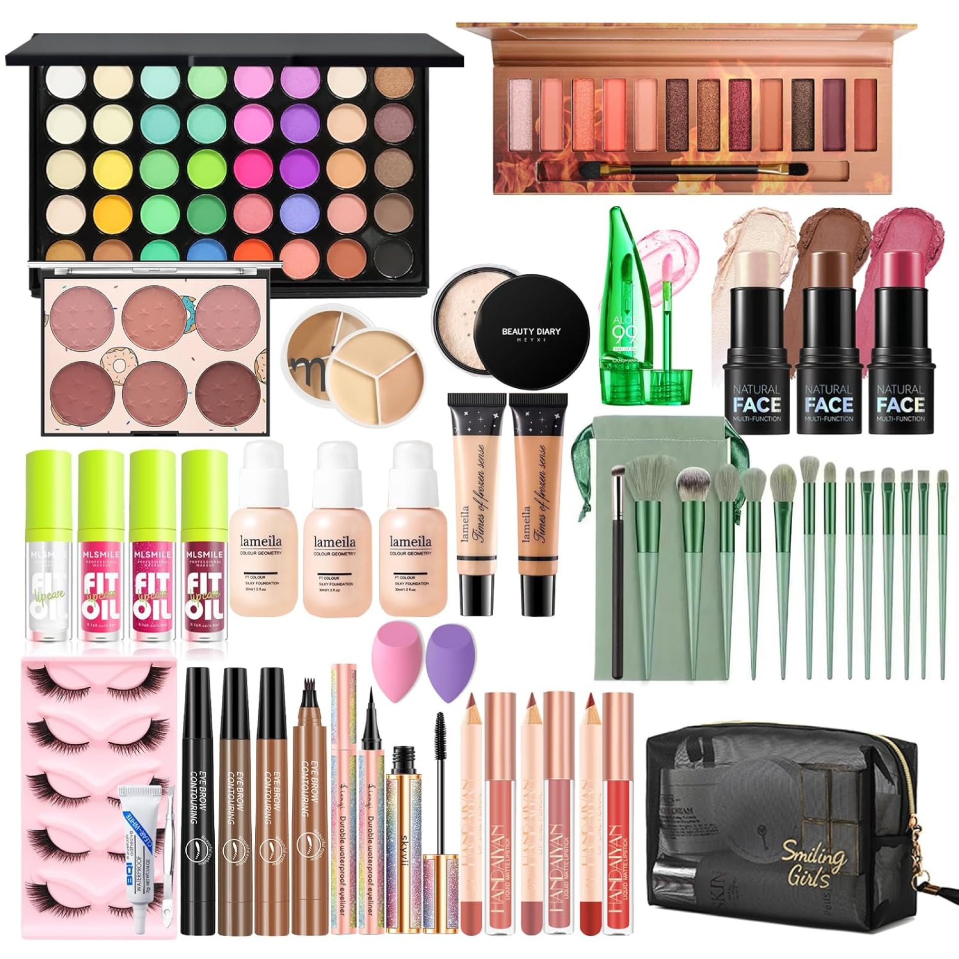 Makeup Kit for Women Full Kit, Makeup Set, Makeup Sets for Women Girls Teens, Make Up Kit, Make Up Set Includes Foundation 40 Color Eyeshadow Contour Stick etc Cosmetic Make up Kits for Girls Makeup Kit for Women Full Kit, Makeup Set, Makeup Sets for Women Girls Teens, Make Up Kit, Make Up Set Includes Foundation 40 Color Eyeshadow Contour Stick etc Cosmetic Make up Kits for Girls