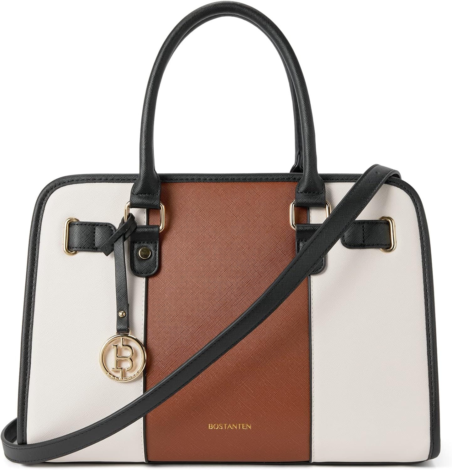 BOSTANTEN Leather Handbags for Women Designer Satchel Purses Top Handle Tote Work Shoulder Bags BOSTANTEN Leather Handbags for Women Designer Satchel Purses Top Handle Tote Work Shoulder Bags