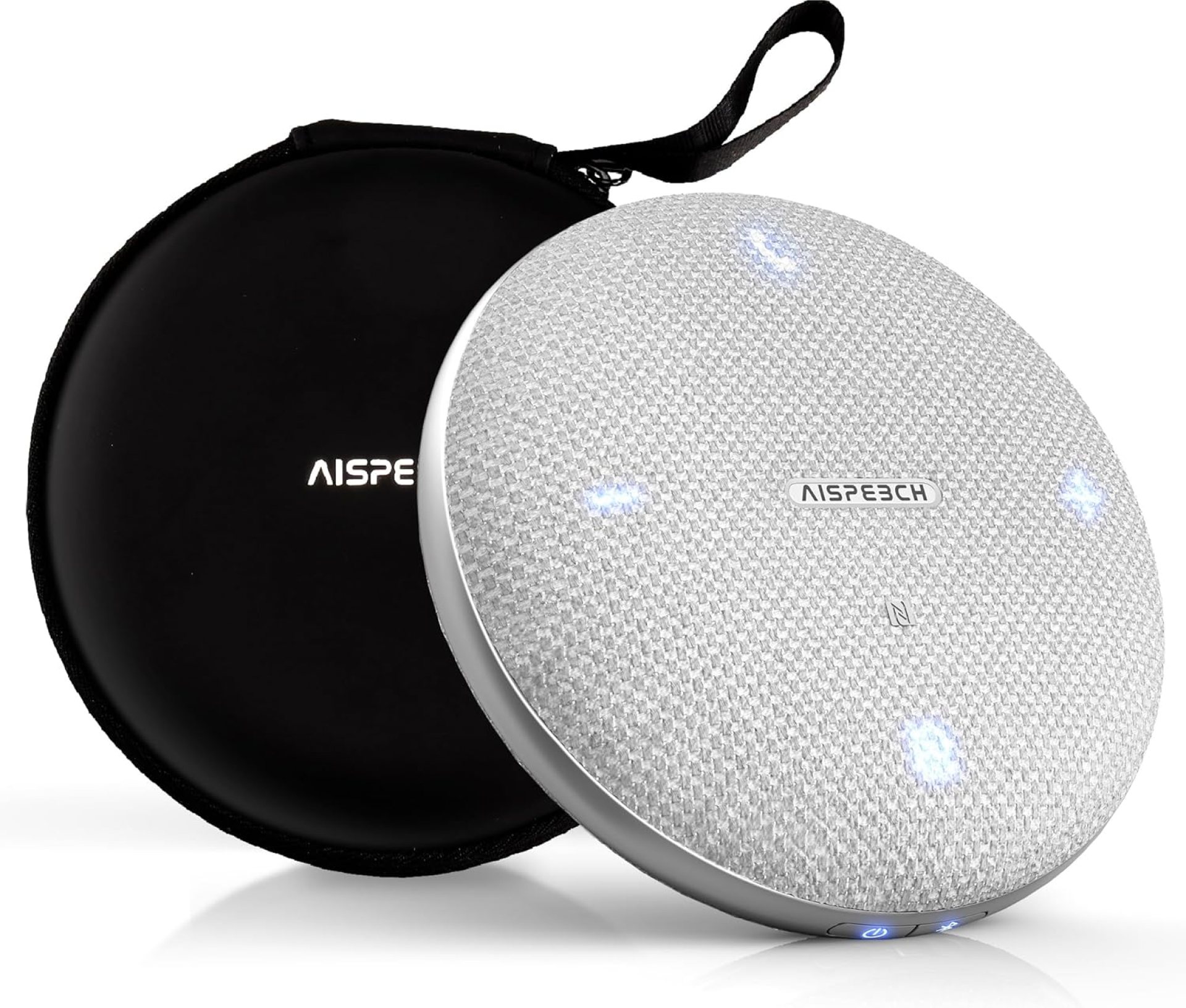 Bluetooth Conference Speakerphone M4 Conference Microphone with AI Noise Reduction AI Transcription Full-Duplex 360° Omnidirectional Voice Pickup USB Speaker for Teams Zoom Home Office, Gray Bluetooth Conference Speakerphone M4 Conference Microphone with AI Noise Reduction AI Transcription Full-Duplex 360° Omnidirectional Voice Pickup USB Speaker for Teams Zoom Home Office, Gray