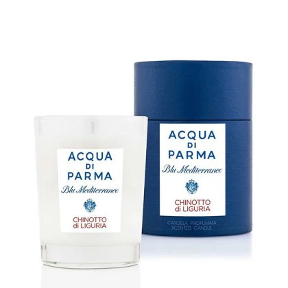 Acqua Di Parma Blu Mediterraneo Chinotto Di Liguria Kerze 200g Acqua Di Parma Blu Mediterraneo Chinotto Di Liguria Kerze 200g