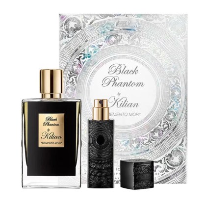Kilian Paris Black Phantom - %27Memento Mori%27 Icon Set Eau De Parfum Spray 50ml Set 2 Stück Kilian Paris Black Phantom - %27Memento Mori%27 Icon Set Eau De Parfum Spray 50ml Set 2 Stück