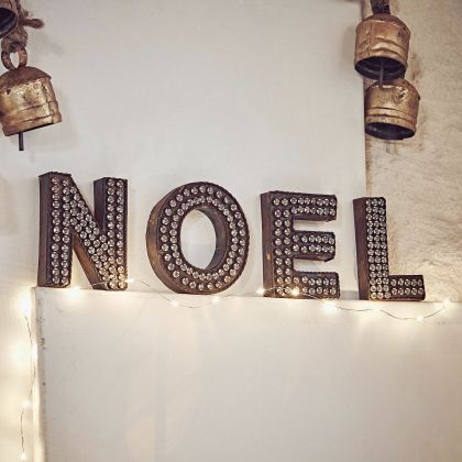 Buchstaben NOEL NOEL Buchstaben NOEL NOEL