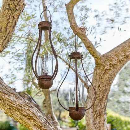 Solar-Hängelaterne 2er Set Marsa Solar-Hängelaterne 2er Set Marsa