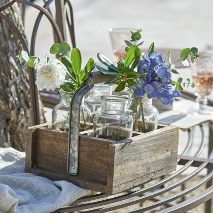Vase 4er Set mit Korb Reverie Vase 4er Set mit Korb Reverie