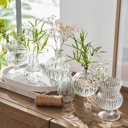 Vase 6er Set Amber Vase 6er Set Amber