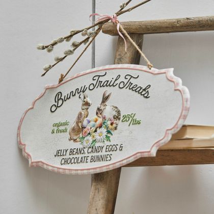 Deko-Schild Bunny Trail Deko-Schild Bunny Trail
