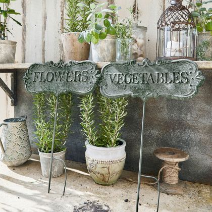Gartenstab 2er Set Flowers & Vegetables Gartenstab 2er Set Flowers & Vegetables