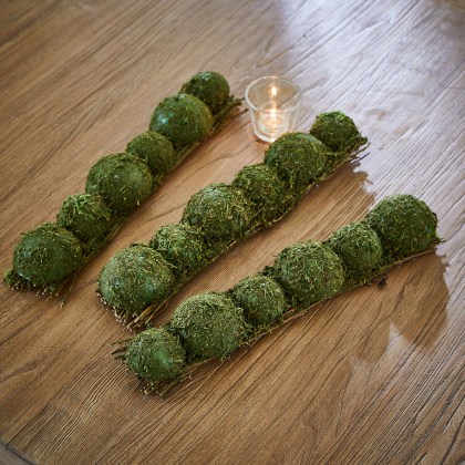 Moos-Tischdekoration Cassiola Moos-Tischdekoration Cassiola