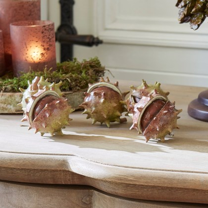 Deko-Kastanie 5er Set Léo Deko-Kastanie 5er Set Léo