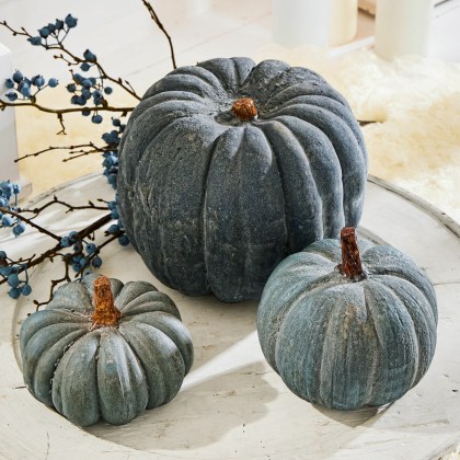 Kürbis 3er Set PumpkinKürbis 3er Set Pumpkin – Bild 2