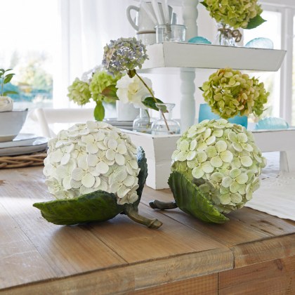 Dekoblume 2er Set HortensieDekoblume 2er Set Hortensie – Bild 5