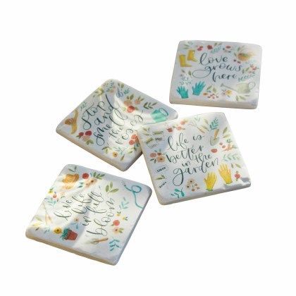 Untersetzer 4er Set HappyUntersetzer 4er Set Happy – Bild 3