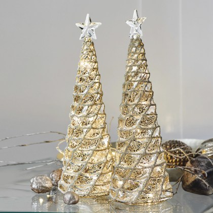 Deko-Baum 2er Set GlitterDeko-Baum 2er Set Glitter – Bild 5