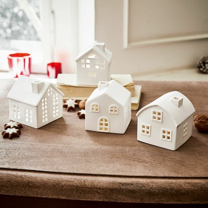 Windlicht 4er Set Country