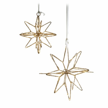 LED-Stern 2er Set PéroleLED-Stern 2er Set Pérole – Bild 3