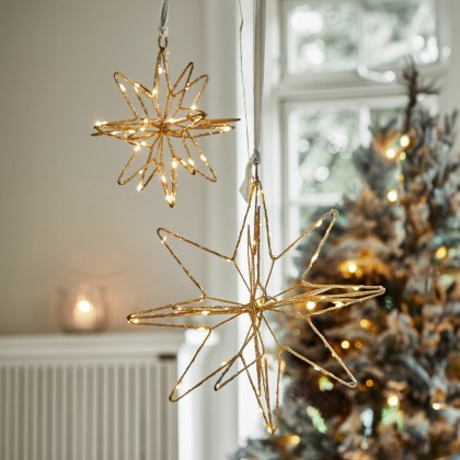LED-Stern 2er Set PéroleLED-Stern 2er Set Pérole – Bild 2