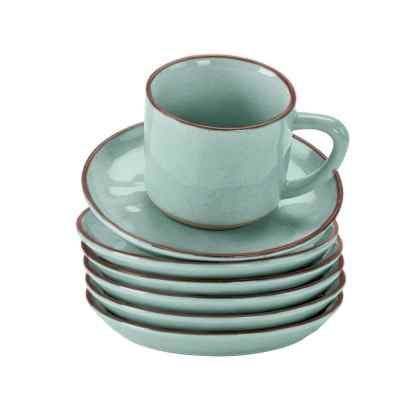 Tasse mit Untertasse 6er Set BiarréTasse mit Untertasse 6er Set Biarré – Bild 3