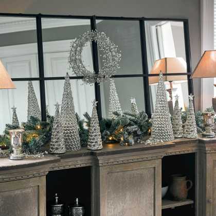 Deko-Baum 2er Set GlitterDeko-Baum 2er Set Glitter – Bild 4