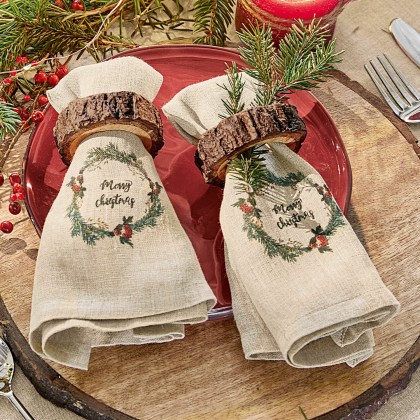 Serviette 2er Set HalofayServiette 2er Set Halofay – Bild 2
