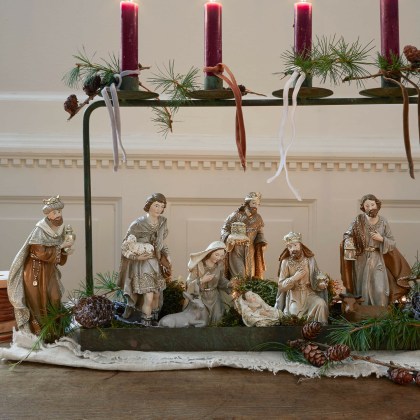 Krippenfiguren 9er Set CaprinasKrippenfiguren 9er Set Caprinas – Bild 5