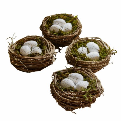 Nest mit Eiern 4er Set TristaNest mit Eiern 4er Set Trista – Bild 3