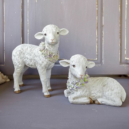 Deko-Lamm 2er Set PepperellDeko-Lamm 2er Set Pepperell – Bild 2