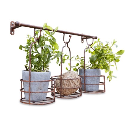 Wandregal mit Pflanzkörben HementeWandregal mit Pflanzkörben Hemente – Bild 3