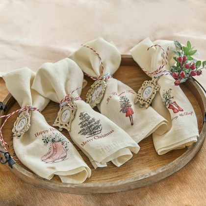 Serviette 4er Set Merry & BrightServiette 4er Set Merry & Bright – Bild 4