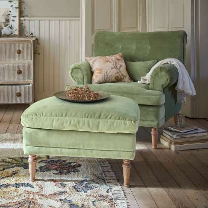 Sessel mit Hocker Éclat Émeraude