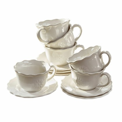 Tasse mit Unterteller 6er Set MallevesseTasse mit Unterteller 6er Set Mallevesse – Bild 3