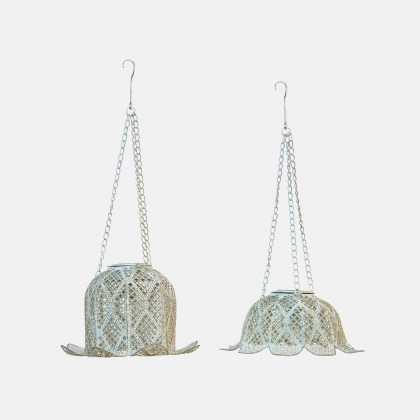 Solar-Hängelaterne 2er Set ZuleyaSolar-Hängelaterne 2er Set Zuleya – Bild 3