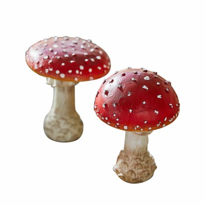Deko-Pilz 2er Set QuintelleDeko-Pilz 2er Set Quintelle – Bild 3