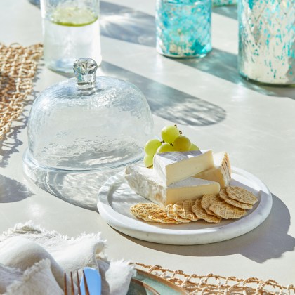 Glasglocke mit Platte Barnsdale