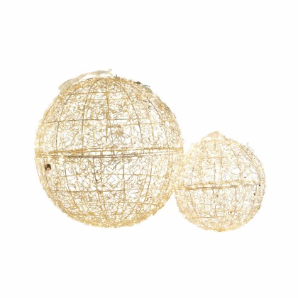 LED-Kugel 2er Set AmbertinLED-Kugel 2er Set Ambertin – Bild 3