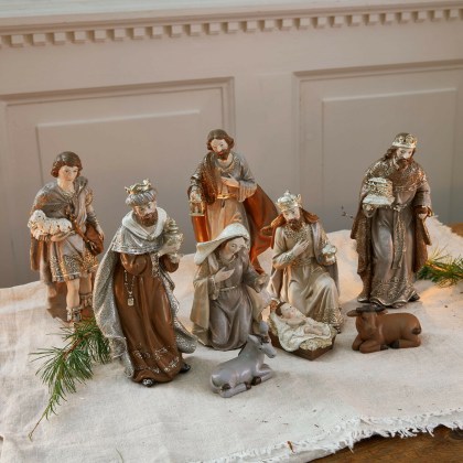 Krippenfiguren 9er Set CaprinasKrippenfiguren 9er Set Caprinas – Bild 4