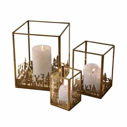 Windlicht 3er Set Solenda