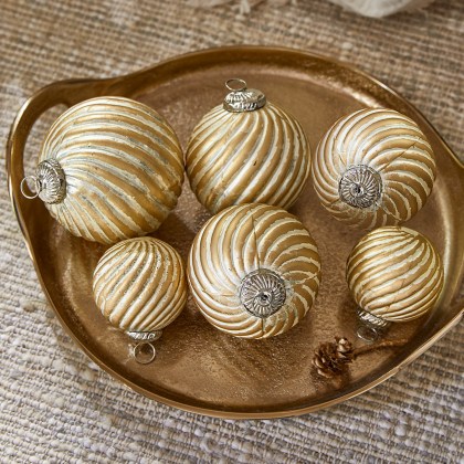 Weihnachtskugeln 6er Set FrasettaWeihnachtskugeln 6er Set Frasetta – Bild 4