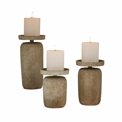 Kerzenhalter 3er Set AmsleyKerzenhalter 3er Set Amsley – Bild 3