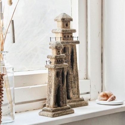 Deko-Leuchtturm 2er Set BourgneufDeko-Leuchtturm 2er Set Bourgneuf – Bild 4