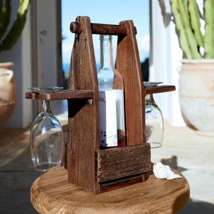 Flaschenhalter mit Gläsern PréalonFlaschenhalter mit Gläsern Préalon – Bild 4