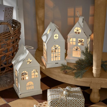 LED-Laterne 3er Set VillageLED-Laterne 3er Set Village – Bild 4
