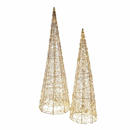 LED-Baum 2er Set OakworthLED-Baum 2er Set Oakworth – Bild 3