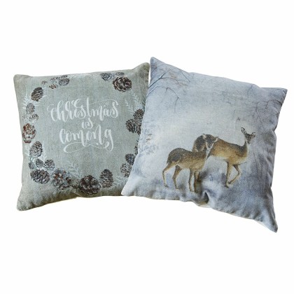 Kissenhülle 2er Set Christmas is comingKissenhülle 2er Set Christmas is coming – Bild 3