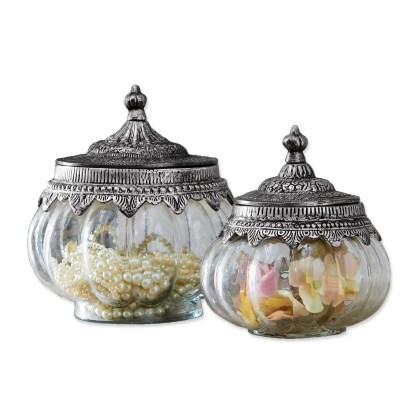 Glasdosen 2er Set MadelonGlasdosen 2er Set Madelon – Bild 3