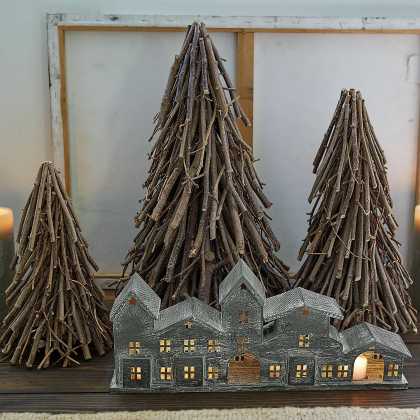 Deko-Baum 3er Set OrilevDeko-Baum 3er Set Orilev – Bild 4