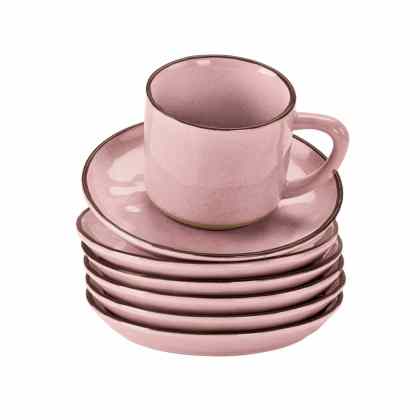 Tasse mit Untertasse 6er Set BiarréTasse mit Untertasse 6er Set Biarré – Bild 3