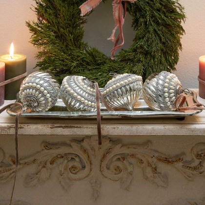 Weihnachtskugel 4er Set Savonelles