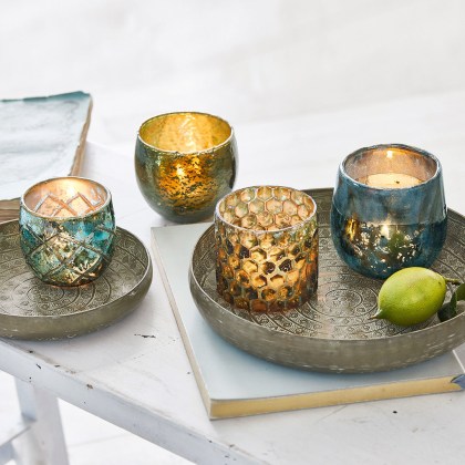 Windlicht 4er Set Marine