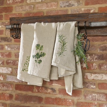 Geschirrtuch 3er Set Herbal GardensGeschirrtuch 3er Set Herbal Gardens – Bild 4